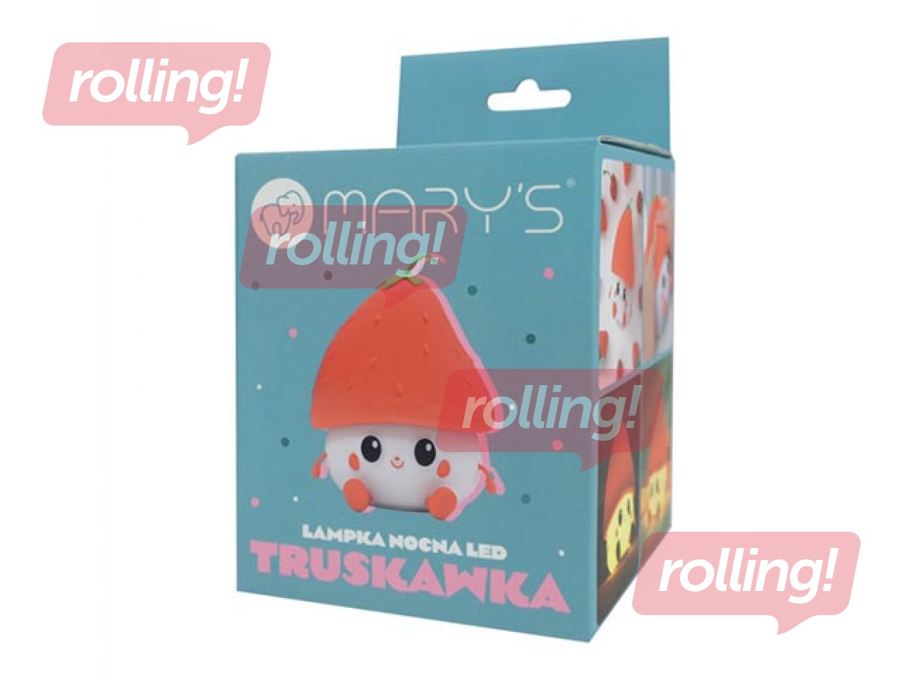 Öövalgusti Mary's, maasikas, laetav