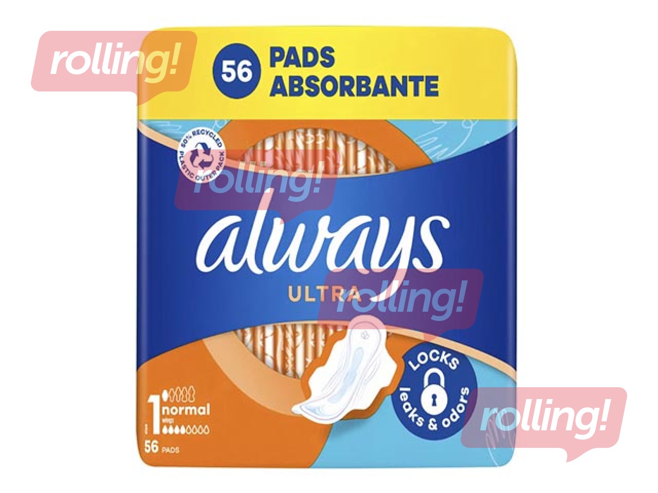 Hügieenisidemed Always Ultra Normal Plus, 56 tk.