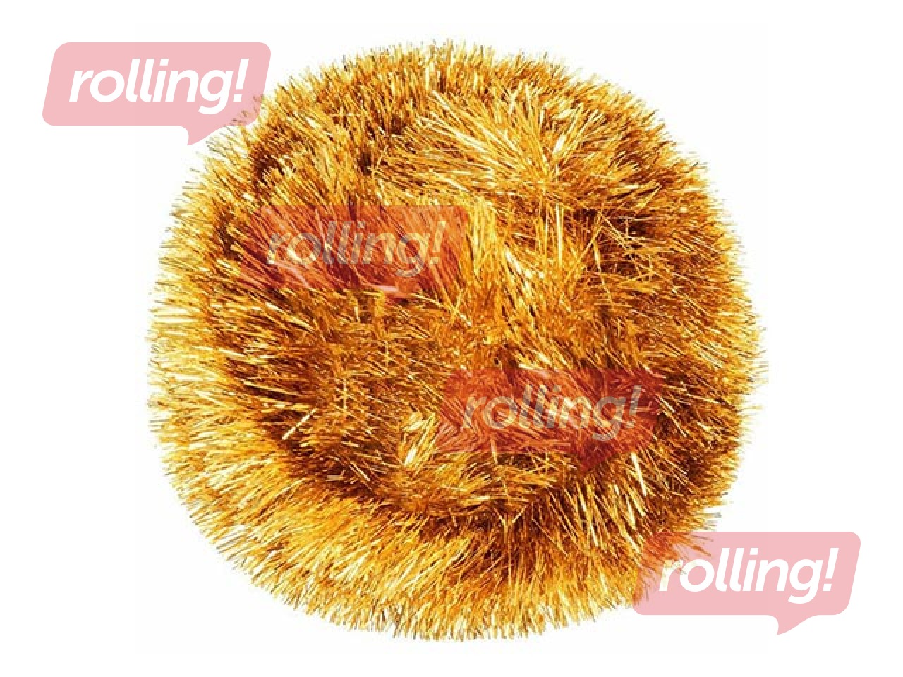 Christmas Garland Springos, gold, ø10cm, 6m