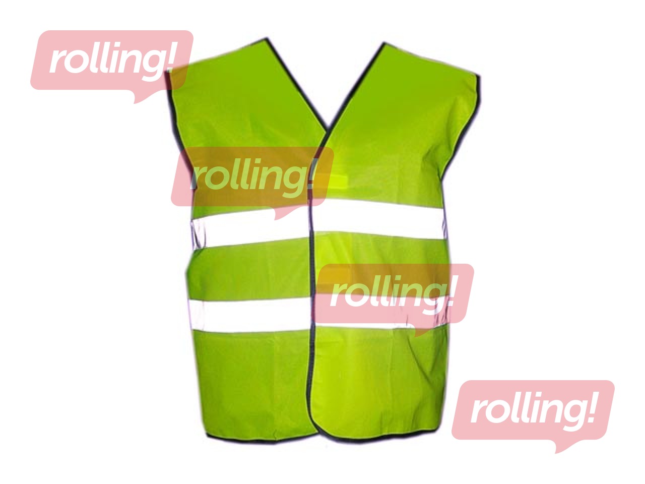 Reflective vest, adult, yellow, 2XL