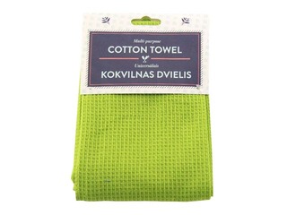 Kitchen towel, cotton, green, 50x70cm