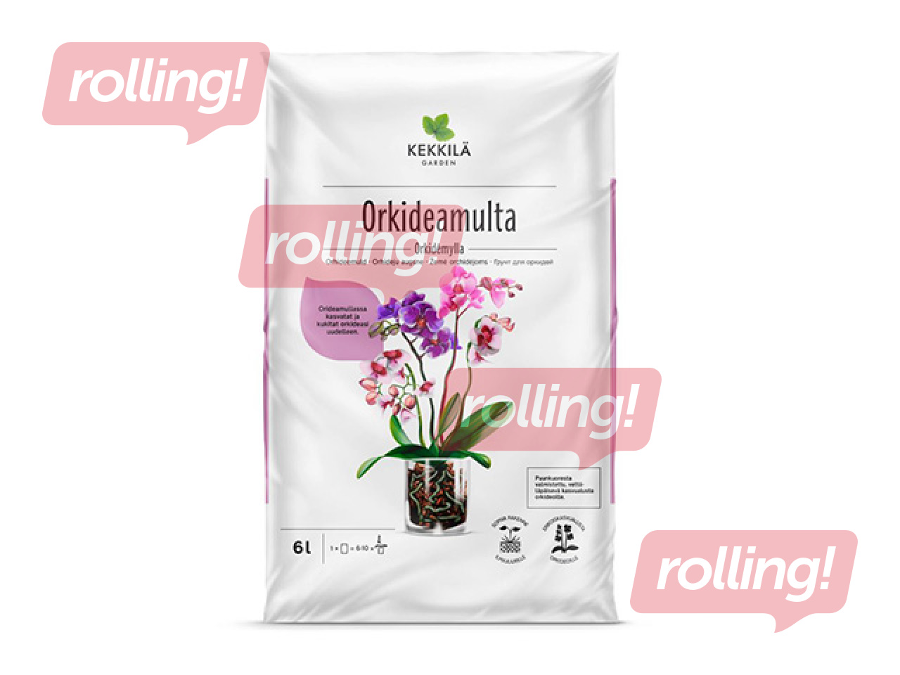 Orhideede kasvatamise muld, KEKKILA Oy, 6L