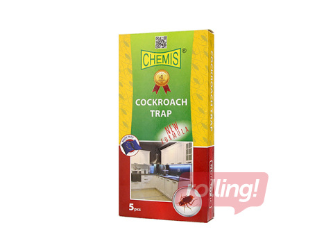 Приманочные станции против тараканов, Chemis, 5 шт.