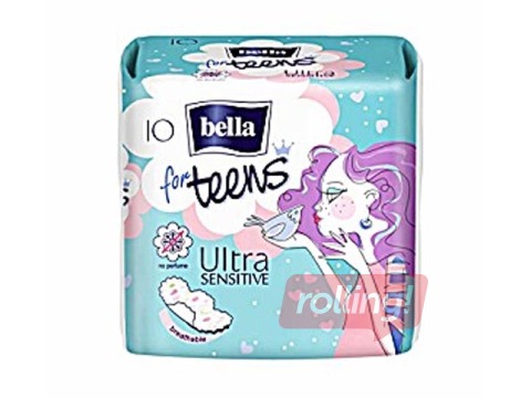 Hügieenisidemed Bella, for teens, Ultra Sensitive, 10 tk.