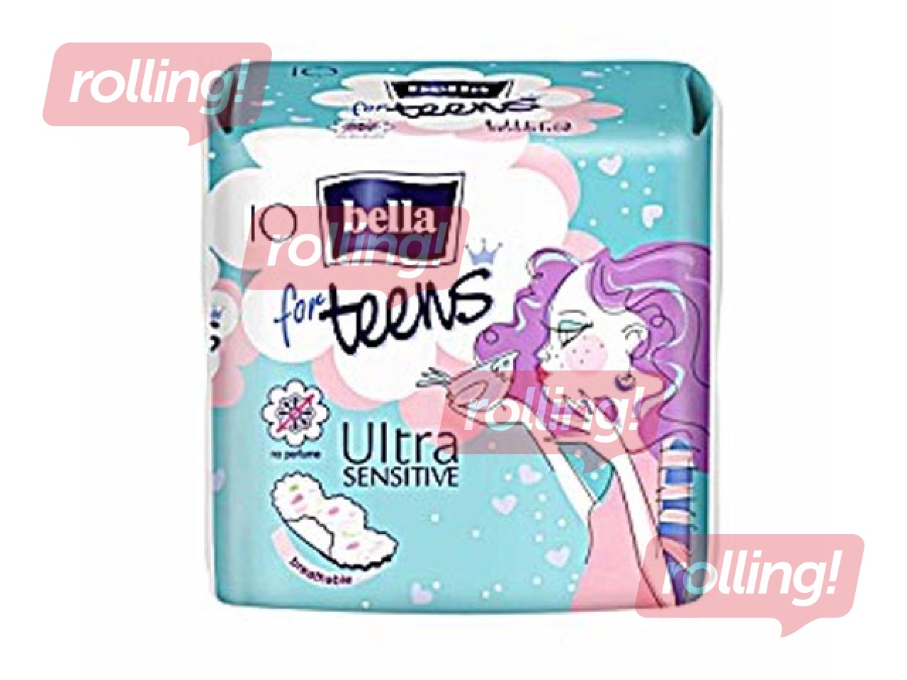 Hügieenisidemed Bella, for teens, Ultra Sensitive, 10 tk.