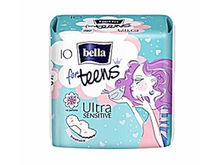 Sanitary pads Bella, for teens, Ultra Sensitive, 10 pcs.