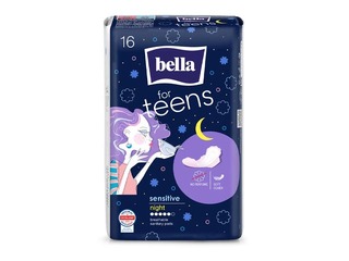 Гигиенические прокладки Bella, for teens, Ultra Night Sensitive, 16 шт.