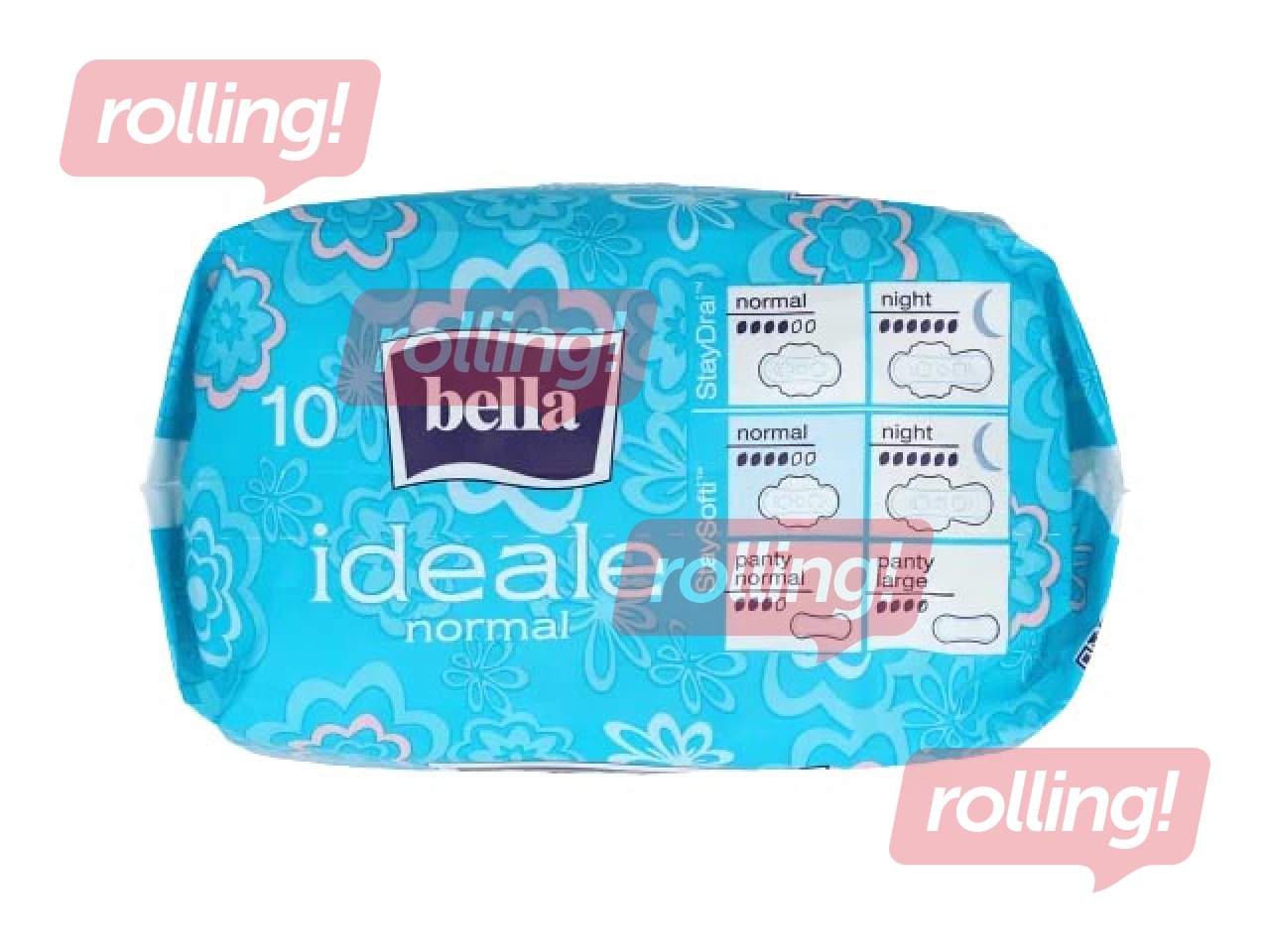 Hügieenisidemed Bella, Ideale StaySofti Normal, 20 tk.