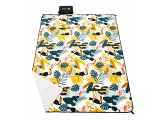 Picnic and beach blanket, foldable, 200x200cm