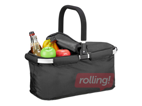 Piknika grozs TORO, ar rokturi un vāku, 49x29x28cm