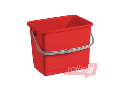 Cleaning bucket, red, 4l
