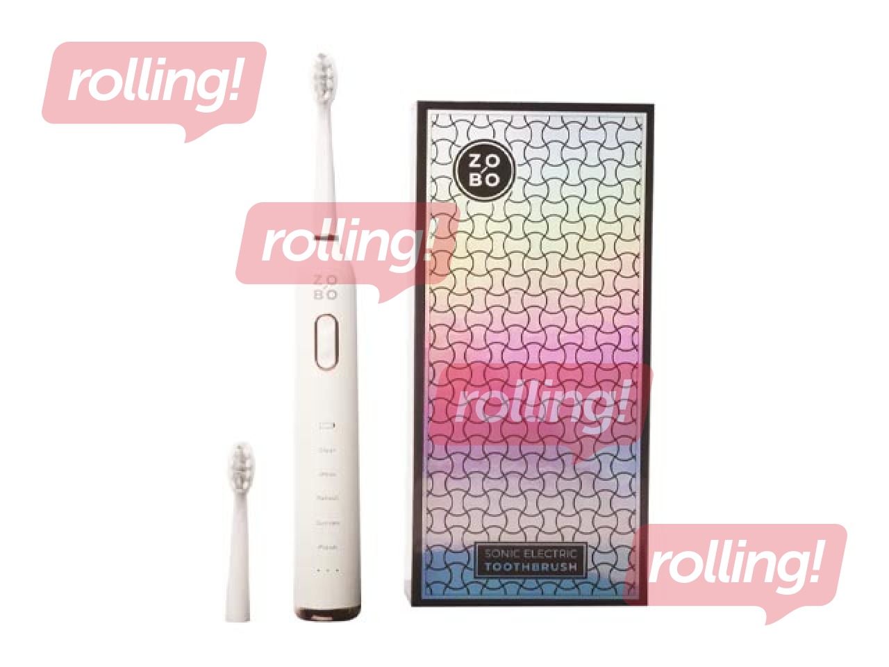Soniline elektriline hambahari, ZoBo, valge