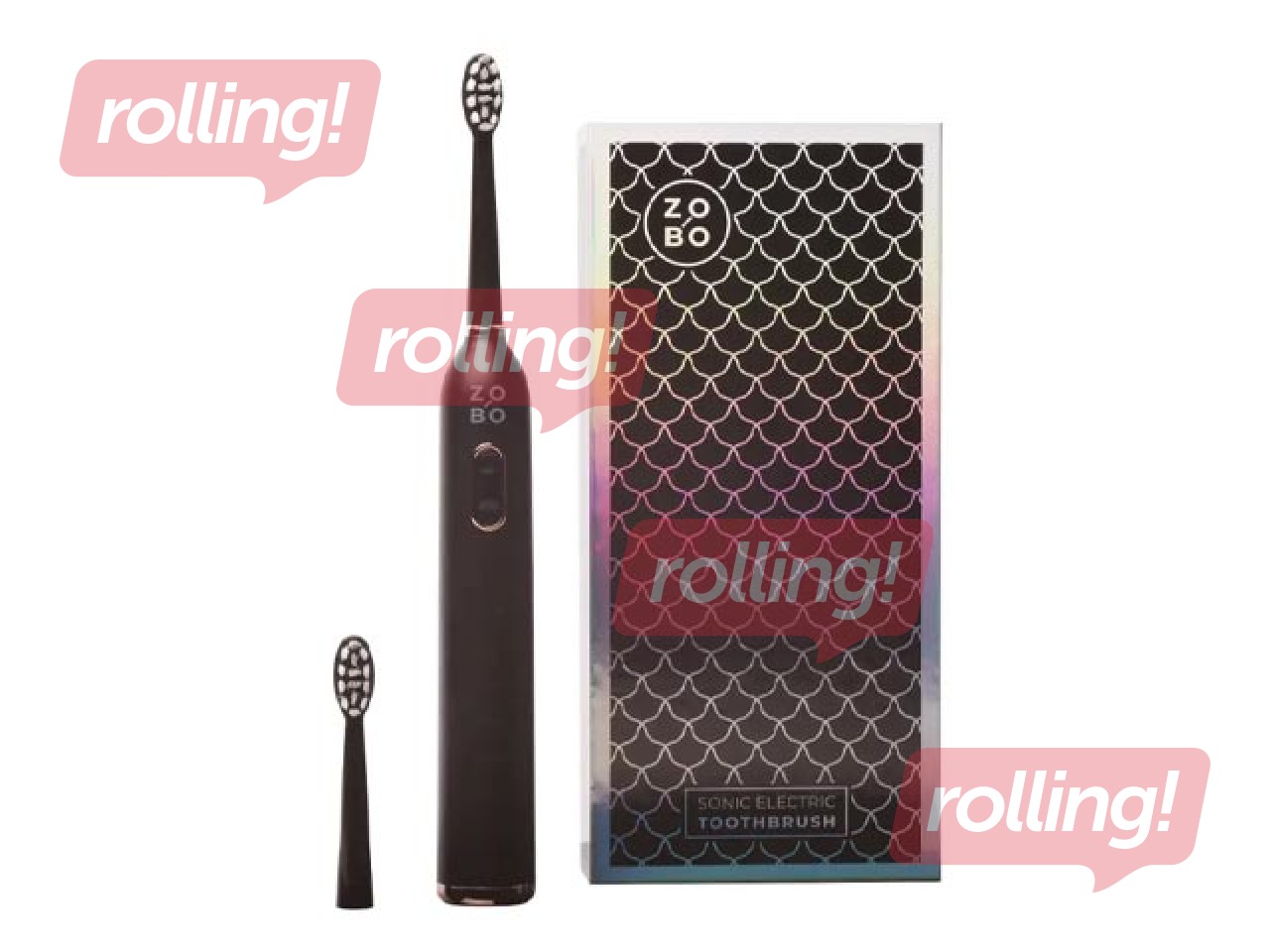 Sonic electric toothbrush, ZoBo, black