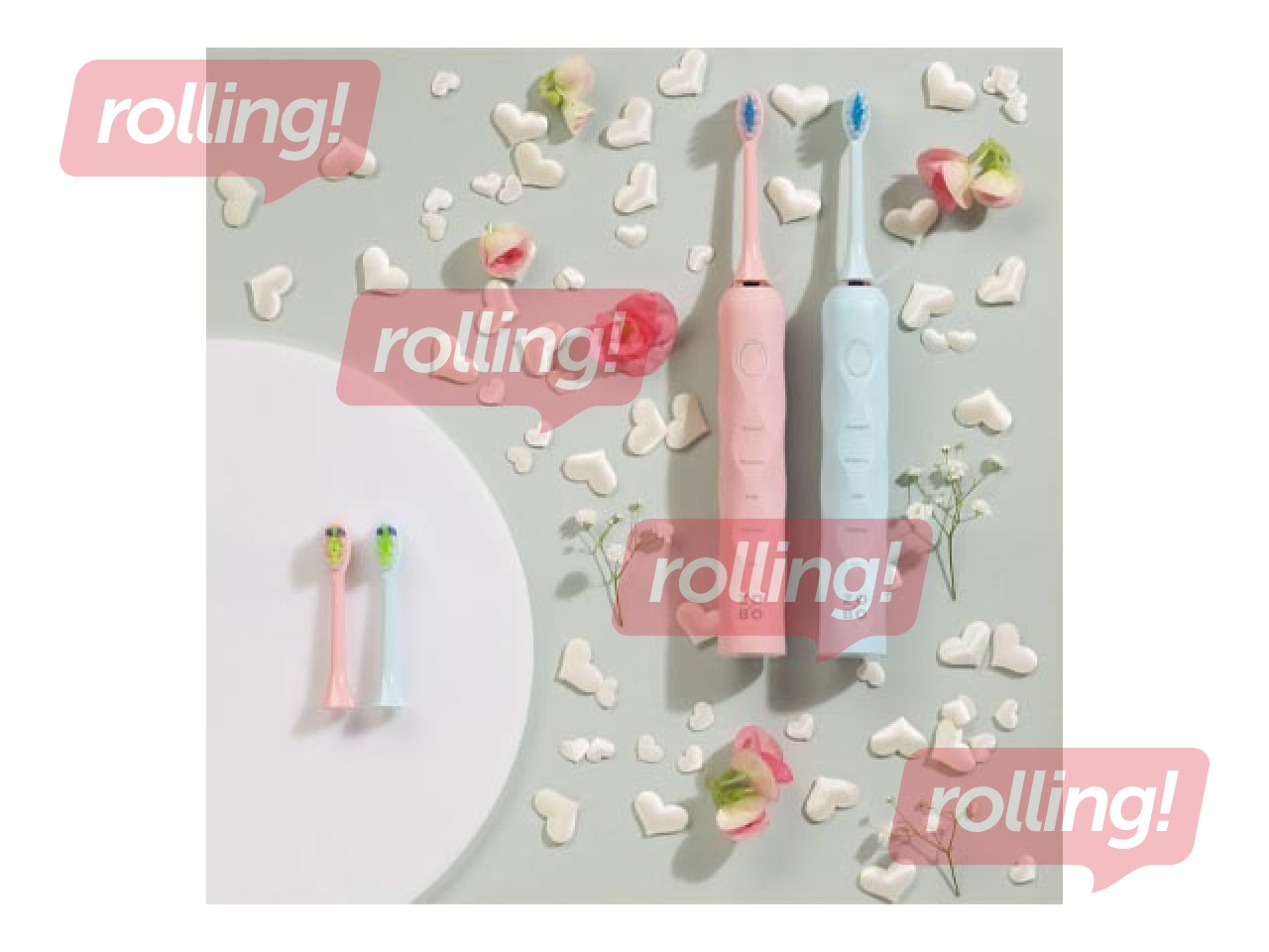 Elektriskā zobu birste soniskā, ZoBo, gaiši zila