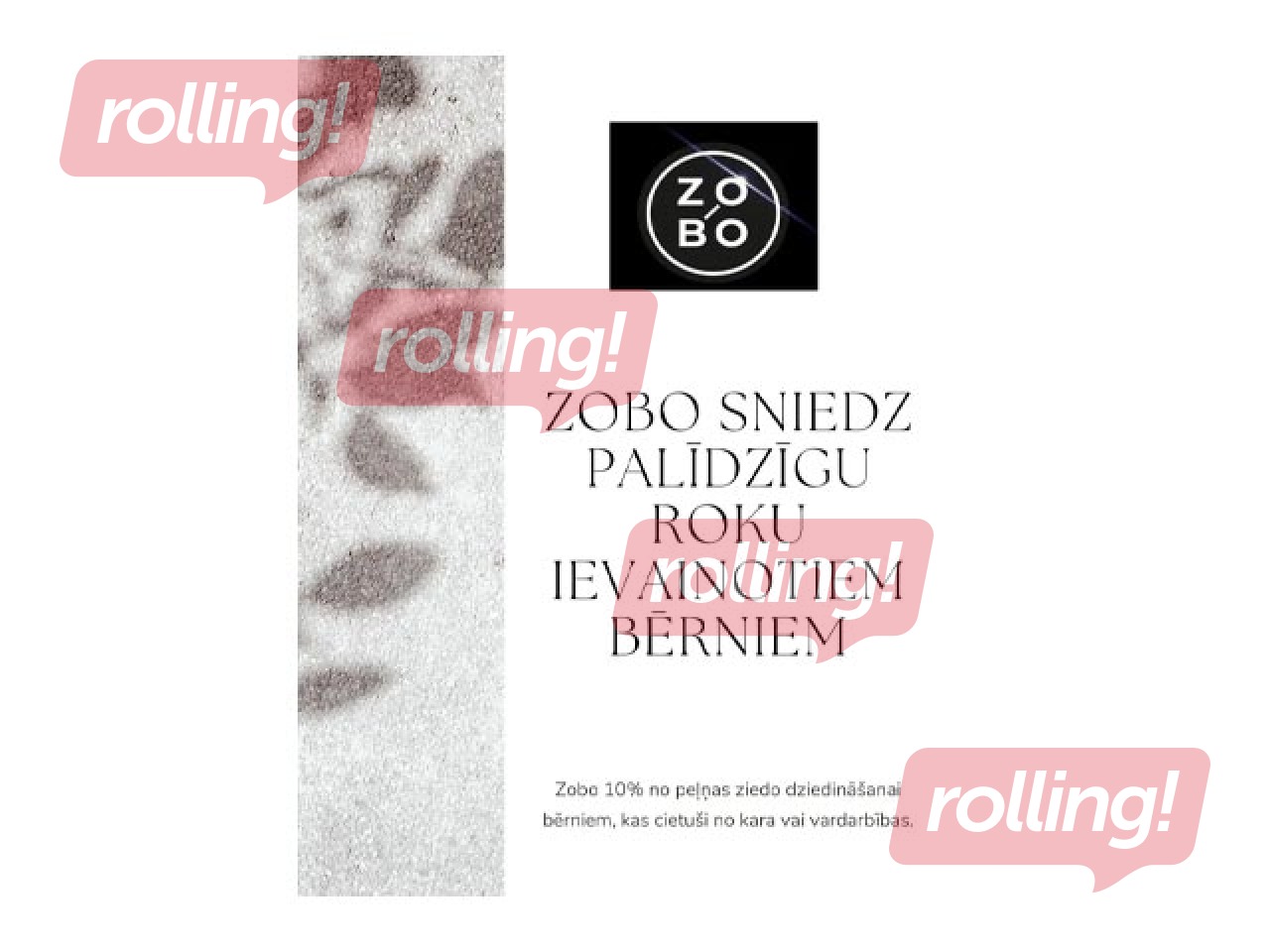 Soniline elektriline hambahari, ZoBo, roosa