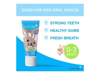 Детская зубная паста Brush-baby, Applemint, 0–3 года, 50мл