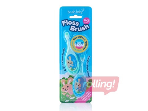 Flossbrush hambahari Brush-Baby, 0–3 aastat, kahekomplekt