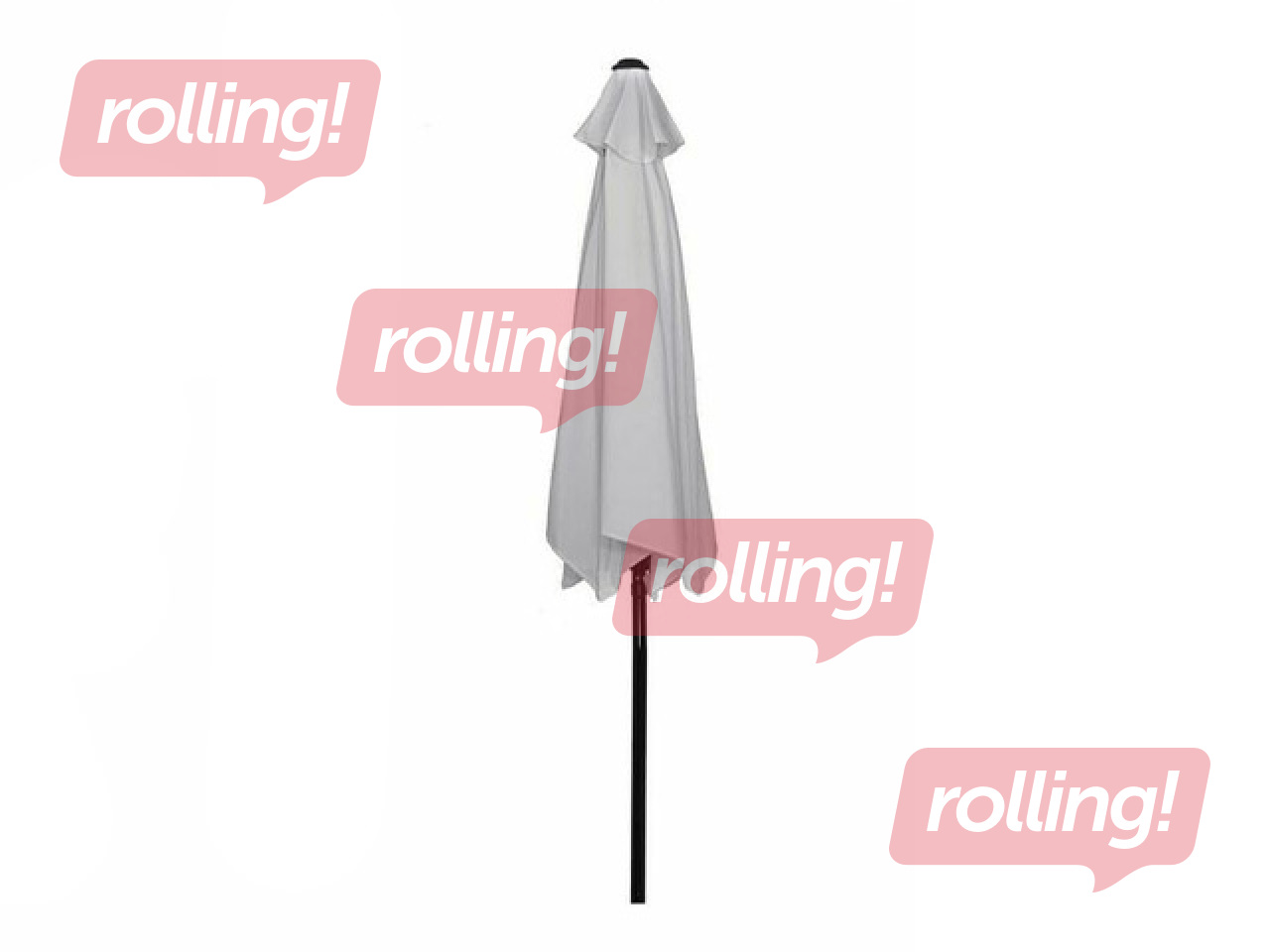 Aia päikesevari Springos, hall, must raam, 2.5m