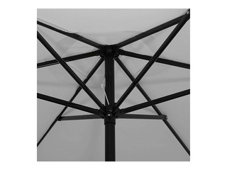 Aia päikesevari Springos, hall, must raam, 2.5m