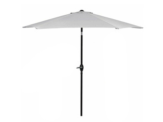 Garden umbrella Springos, grey, black frame, 2.5m