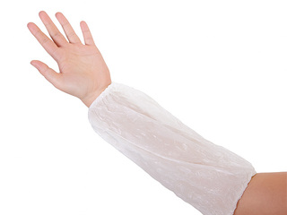 Sleeves, disposable Spino, white, 100 pcs.