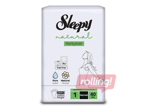 Ежедневные прокладки Sleepy, Natural, Normal, 40 шт.