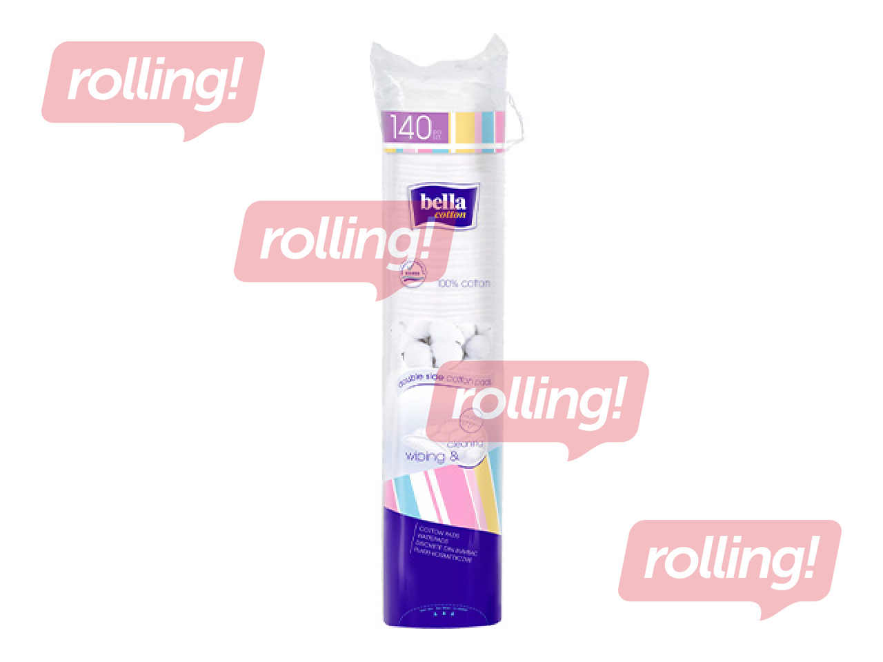 Cotton pads Bella Cotton, 140 pcs.