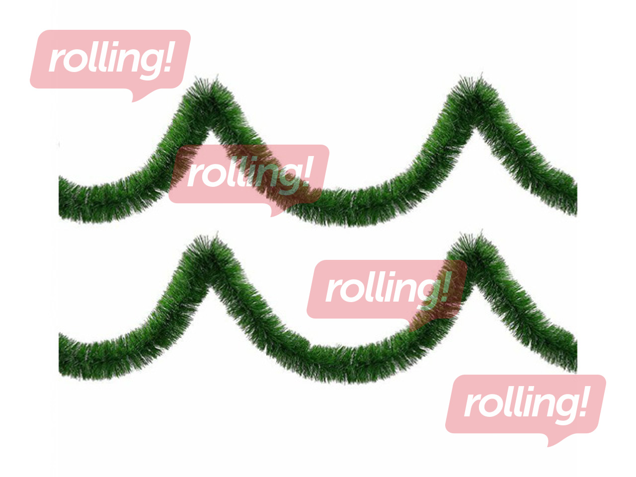 Jõulukaunistused Springos, vanik, roheline, 6m