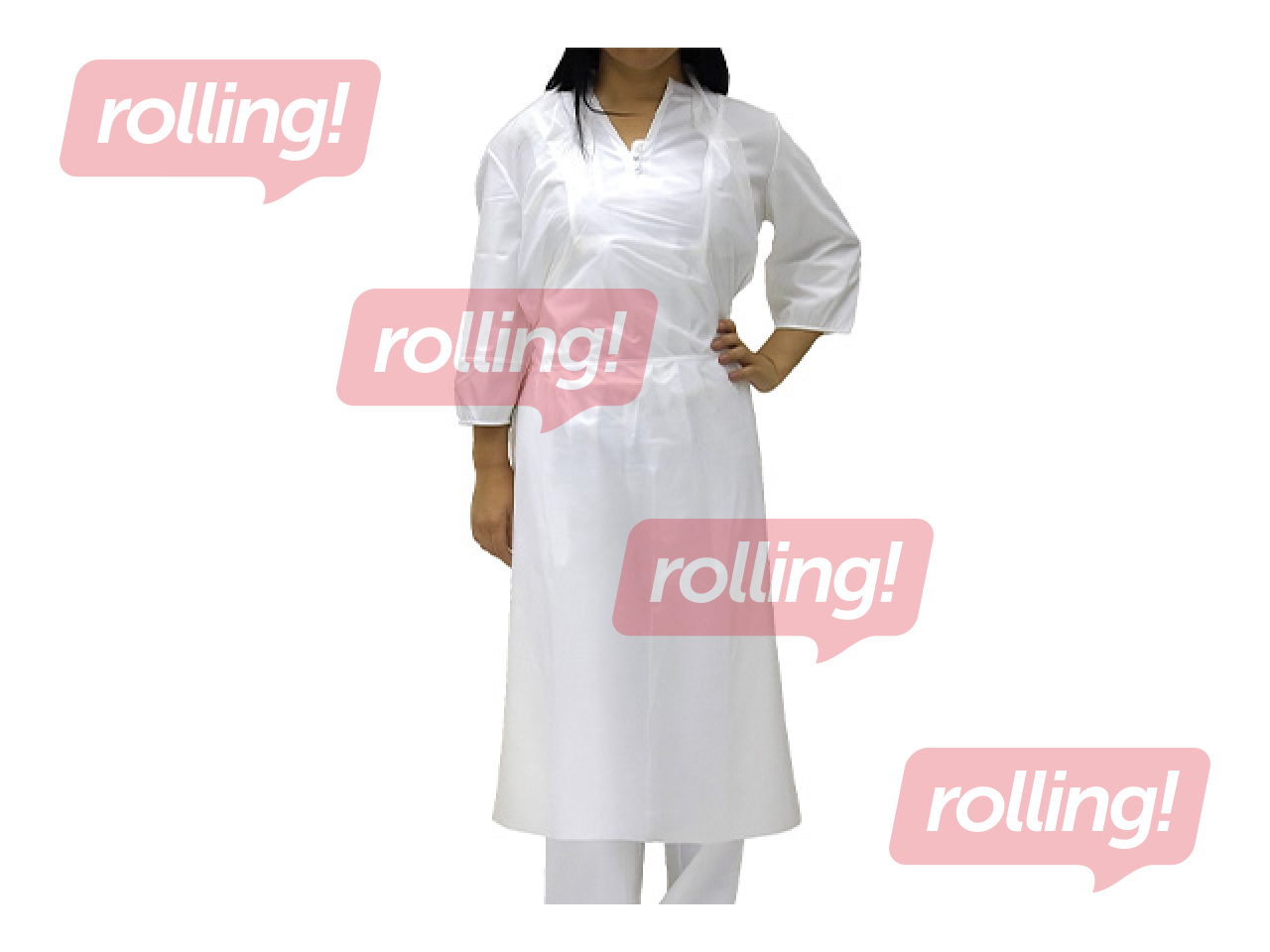 Vienreizējie priekšauti Beautyfor, balti, 90x130 cm, 50 gab.