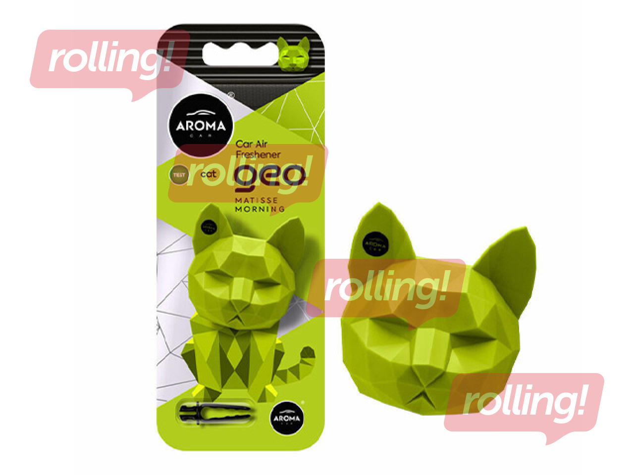 Auto gaisa atsvaidzinātājs Aroma Car, Geo Cat, Matisse Morning