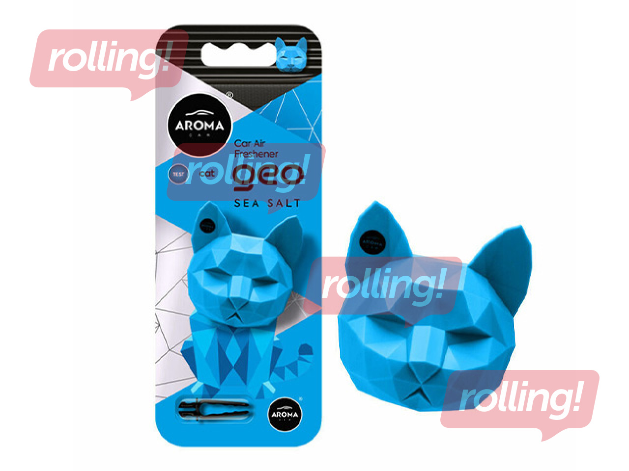 Автоароматизатор Aroma Car, Geo Cat, Sea Salt