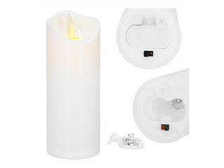 LED küünal Springos, valge, 12.5×5cm