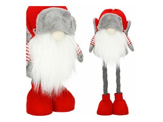 Ziemassvētku dekors Springos, rūķis ar teleskopiskām kājām, 50cm