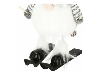 Ziemassvētku dekors Springos, rūķis ar slēpēm, 33cm