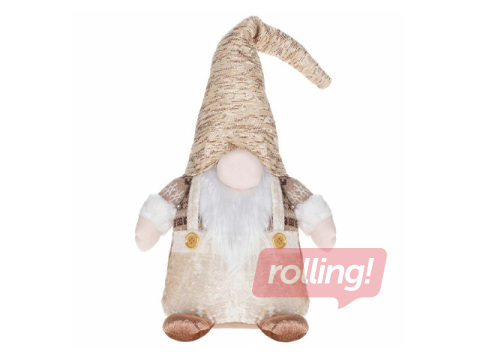 Christmas décor Springos, golden gnome, 35cm