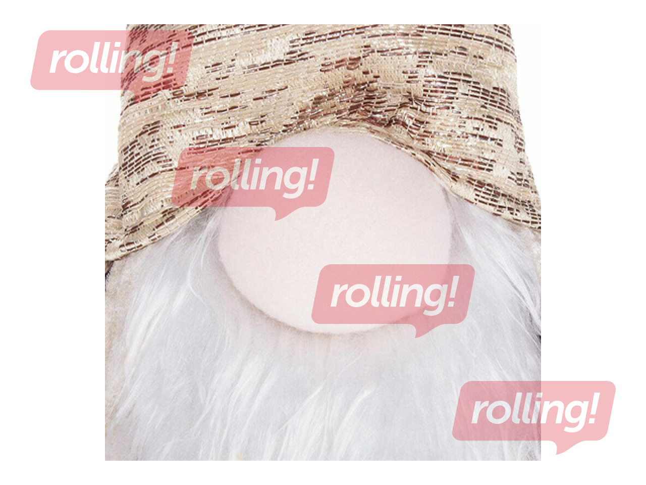 Christmas décor Springos, golden gnome, 35cm