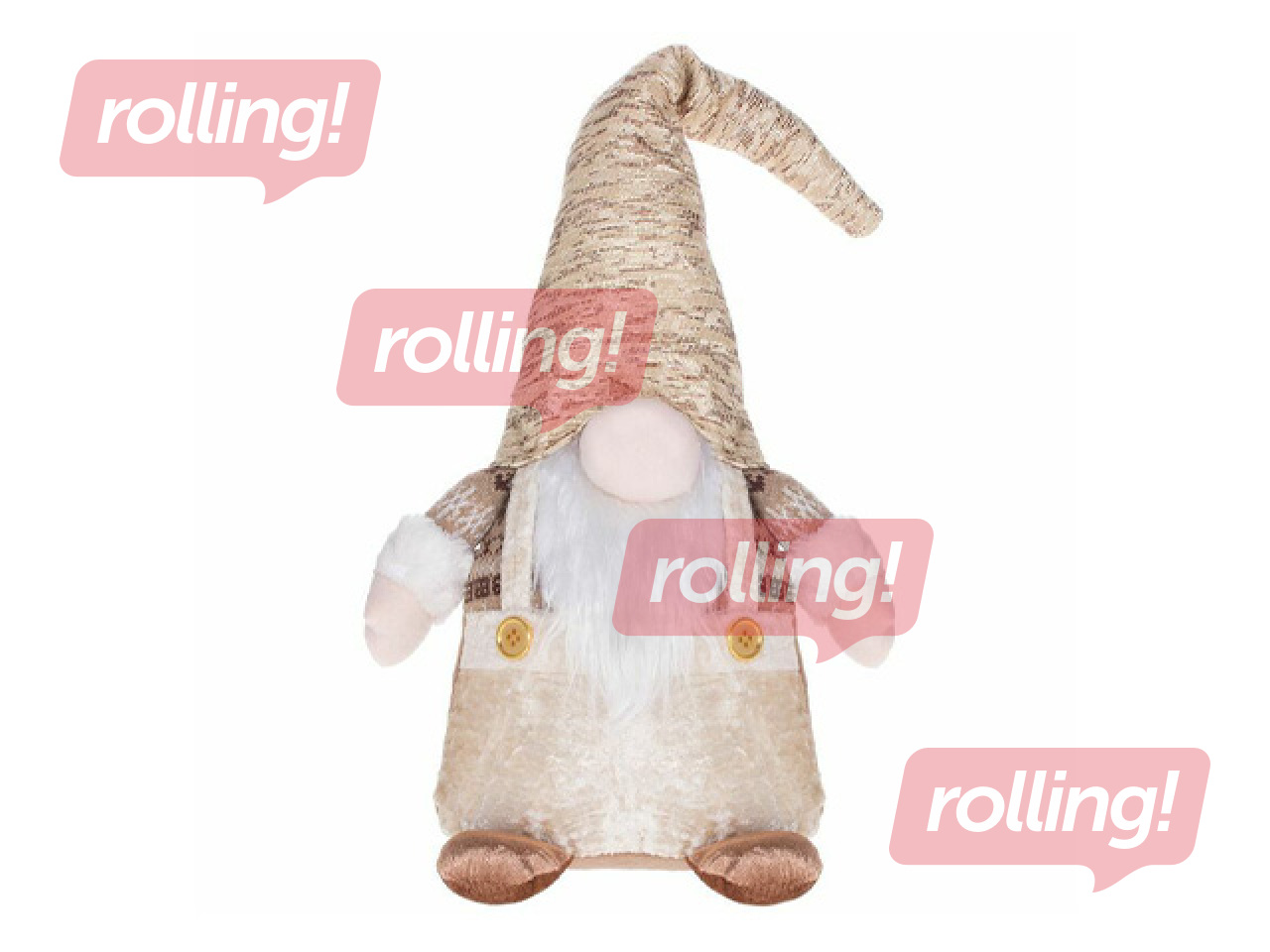 Jõulukaunistus Springos, kuldne päkapikk, 35cm