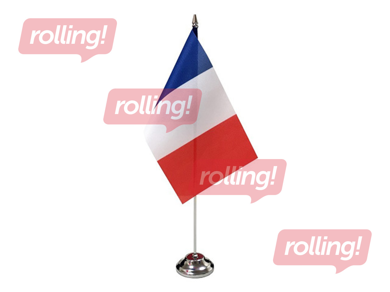 French flag, table, 14x28cm
