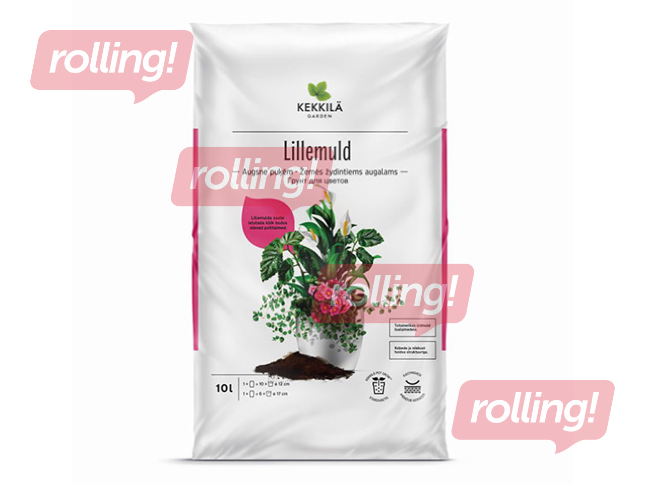 Augsne Kekkila Oy, telpaugiem, 10l