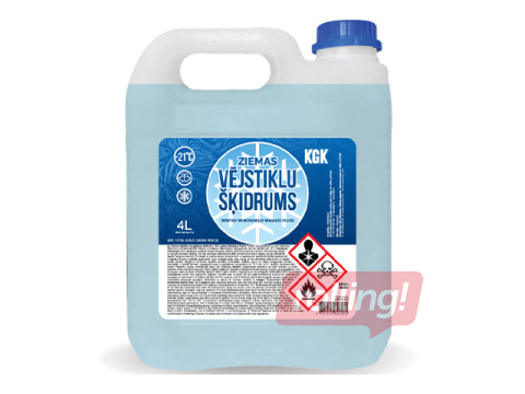 Windshield washer fluid winter -21°C methanol, 4l