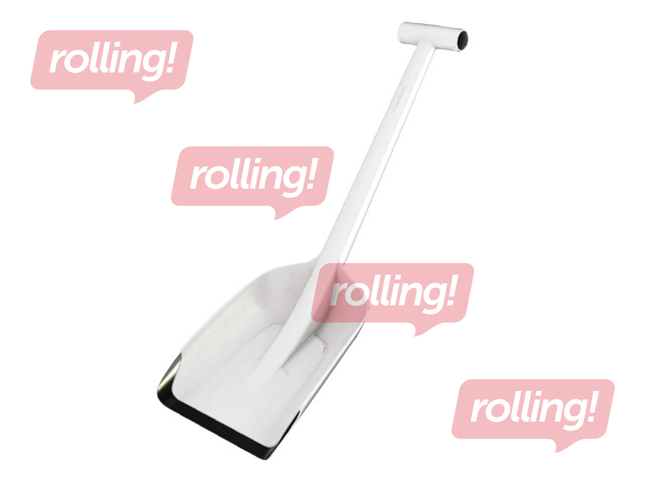 Autolumelabidas Fiskars SnowXpert, metallist, valge, 63x22cm