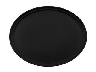 Paplāte Cambro, neslīdoša, ovāla, melna, ø56×68.5cm