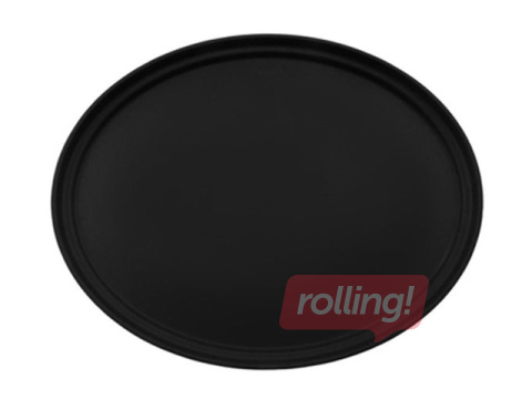 Tray Cambro, non-slip, black, oval, ø56×68.5cm