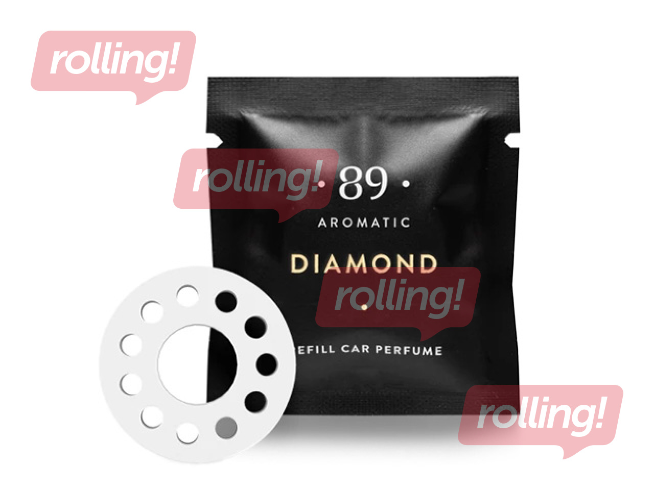 Autoõhuvärskendaja täitepakend Aromatic 89, ventilatsiooniavasse, Diamond