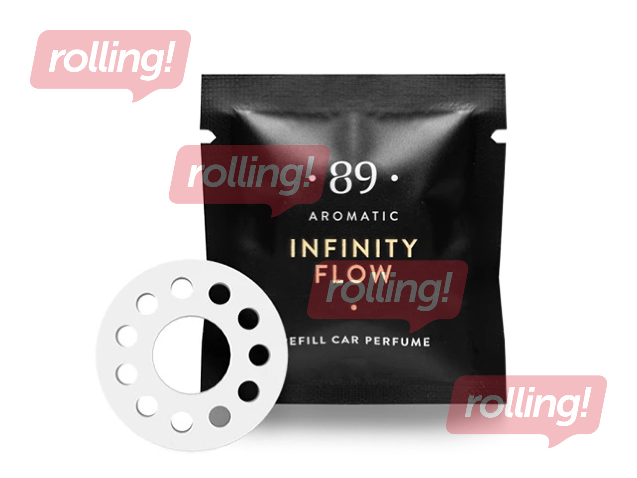 Autoõhuvärskendaja täitepakend Aromatic 89, ventilatsiooniavasse, Infinity Flow