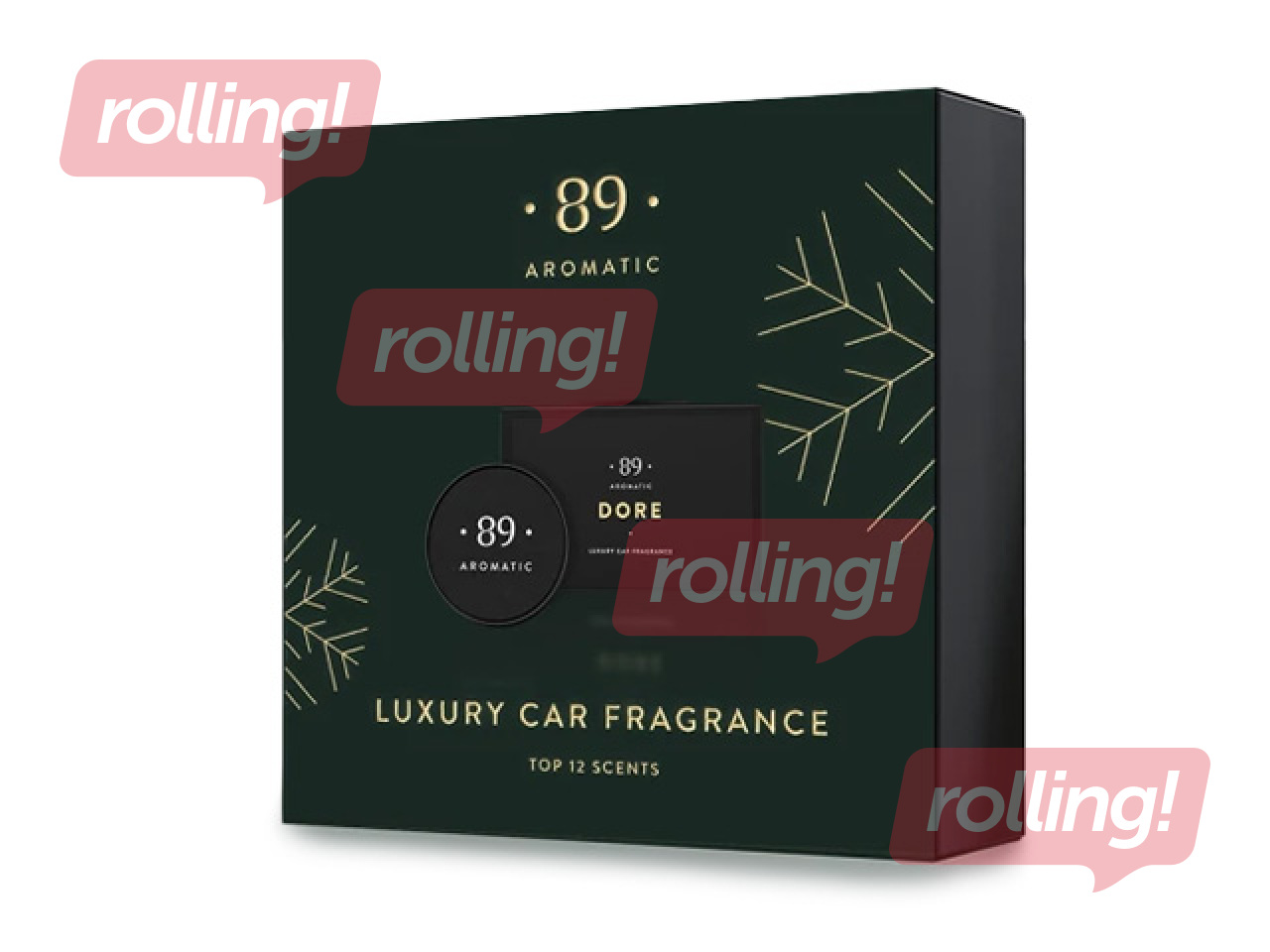 Комплект автомобильных ароматизаторов Aromatic 89, для вентиляционной решётки, Зимняя коллекция