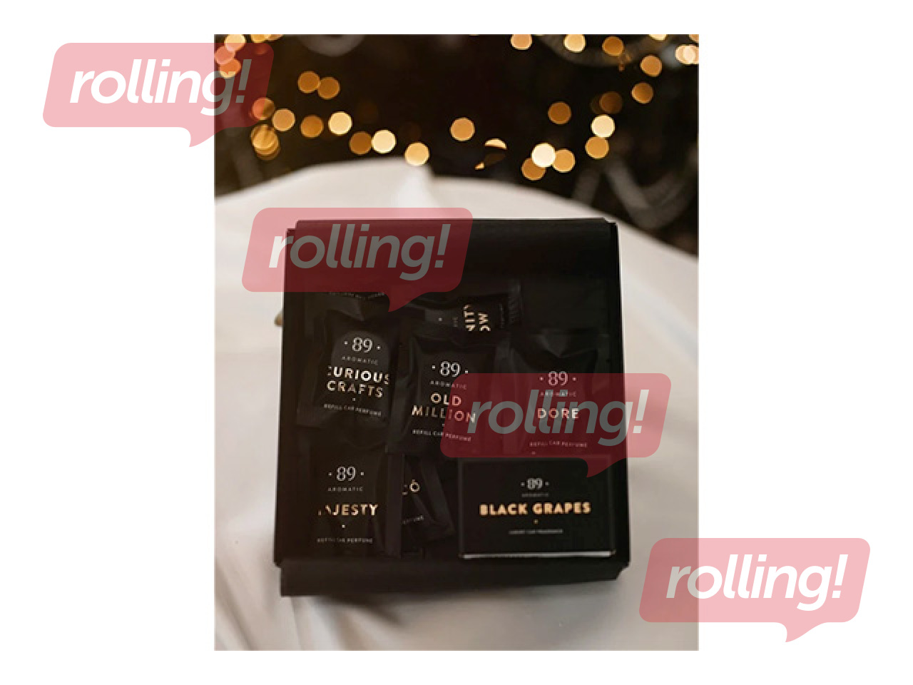 Комплект автомобильных ароматизаторов Aromatic 89, для вентиляционной решётки, Зимняя коллекция