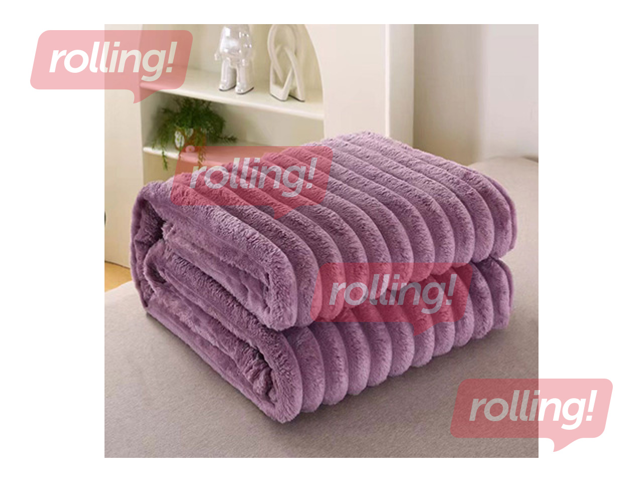 Плед Glen XL, фиолетовый, 200×230см