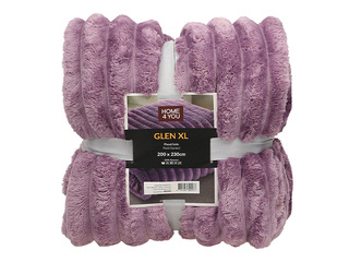 Throw Glen XL, violet, 200x230cm