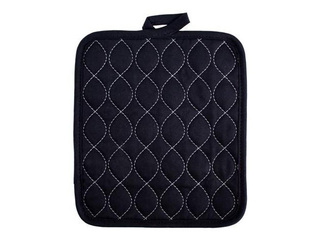 Pot holder Kitchisimo, black, 18×20cm